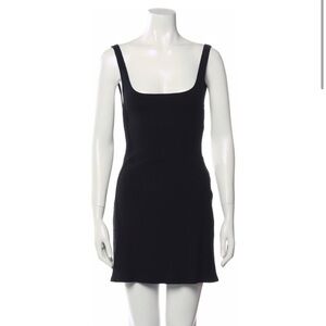 Reformation Black Backless Dress